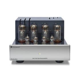 132b+ +PrimaLuna+EVO+100+Tube+Poweramplifier+ +silver+ +front+ +without+cage+ +white+background