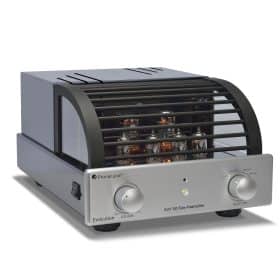 152b+ +PrimaLuna+EVO+100+Tube+Preamplifier+ +silver+ +slanted+ +white+background