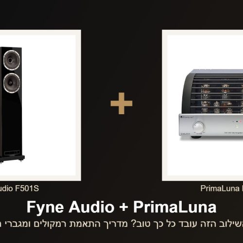 Fyne Audio + PrimaLuna — למה השילוב הזה עובד כל כך טוב?