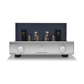 089b+ +PrimaLuna+Evo+200+Tube+Preamplifier+ +silver+ +front+low+ +white+brackground