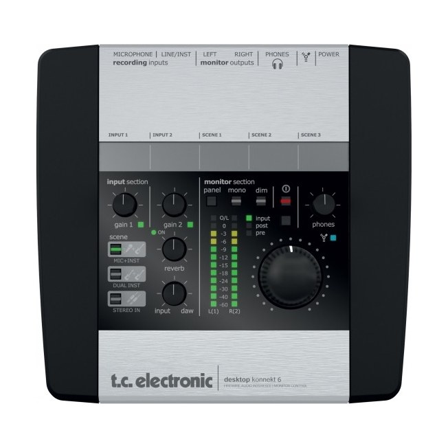 כרטיס קול חיצוני TC ELECTRONIC DESKTOP KONNEKT 6 1 1329122046