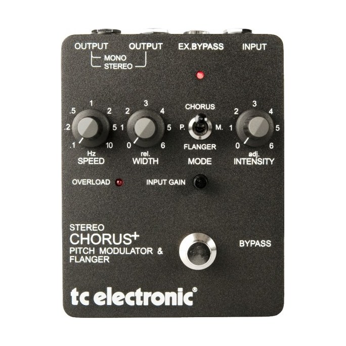 פדל גיטרה TC ELECTRONIC STEREO CHORUS FLANGER