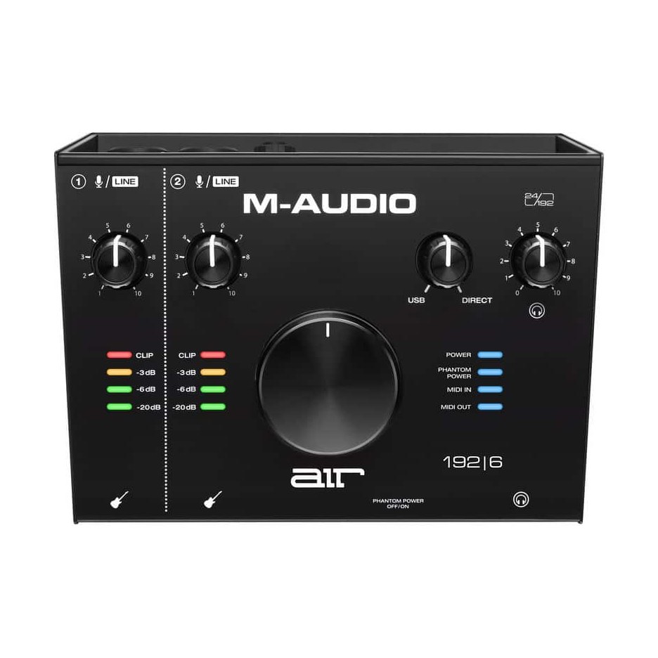 כרטיס קול מקצועי M-AUDIO Air 192-6 1 m audio air 192